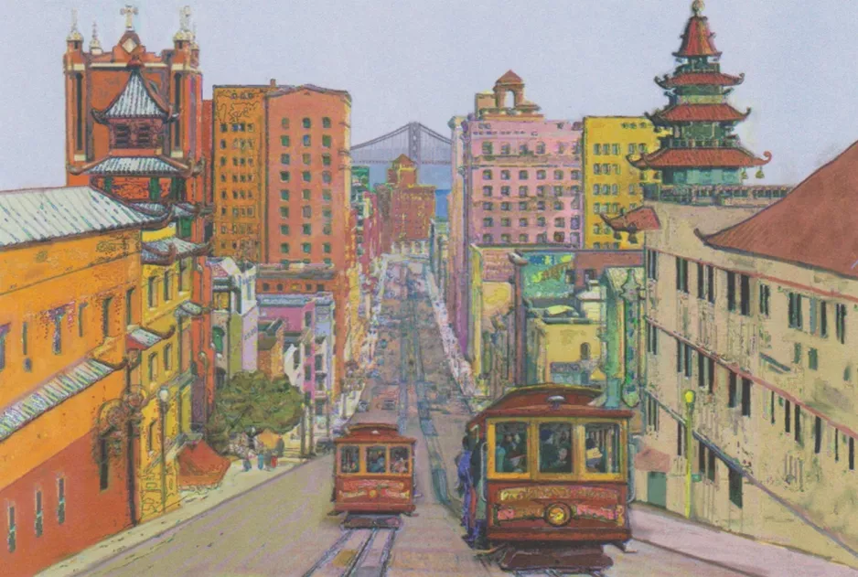Postkarte: Cable Car II
(2012)