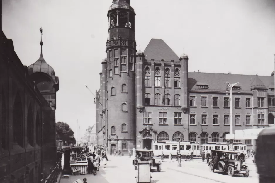 Postkarte: Essennah Hauptpost (1925)