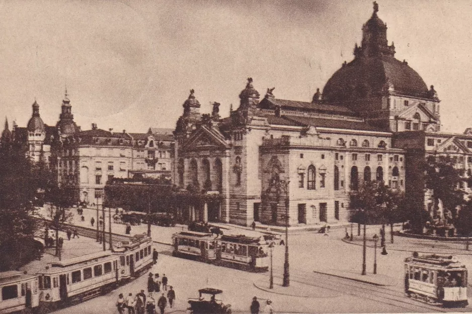 Postkarte: Frankfurt a. M, Schauspielhaus (1908)