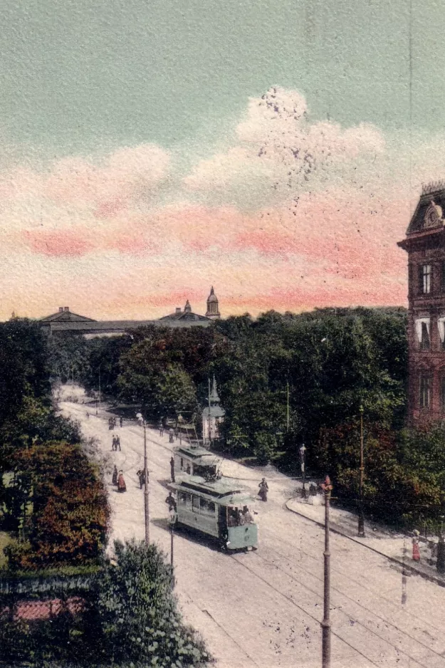 Postkarte: Göteborg  Victoriagatan (1900)