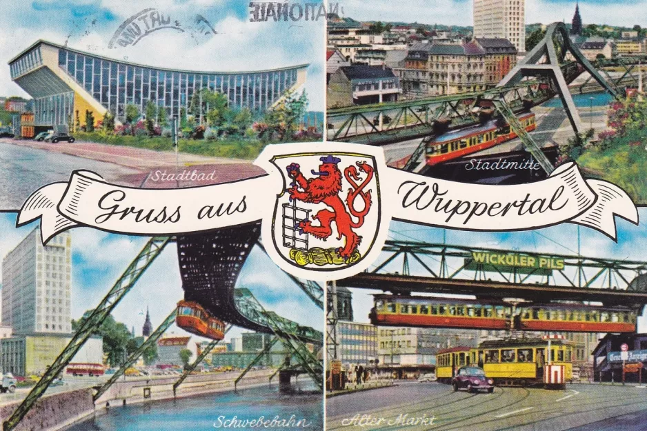 Postkarte: Gruss aus Wuppertal
 (1960)