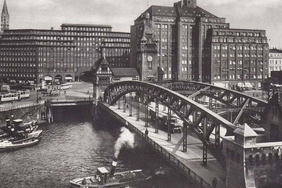 Postkarte: Hamburg, Hochhäuser (1925)