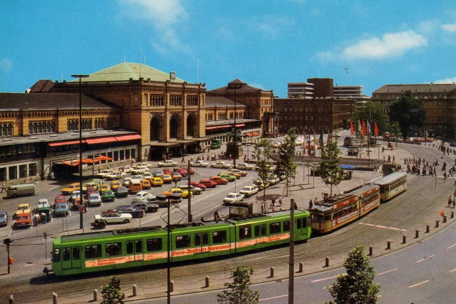 Postkarte: Hannover am Hauptbahnhof (1983)