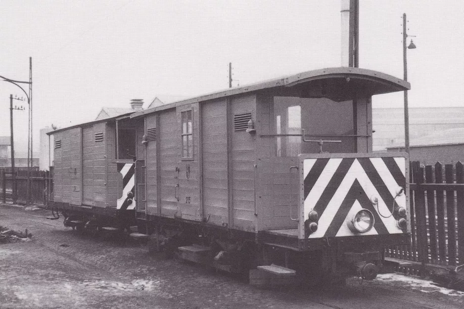 Postkarte: Mainz Güterwagen 215 am Kreyßigstraße (1964)