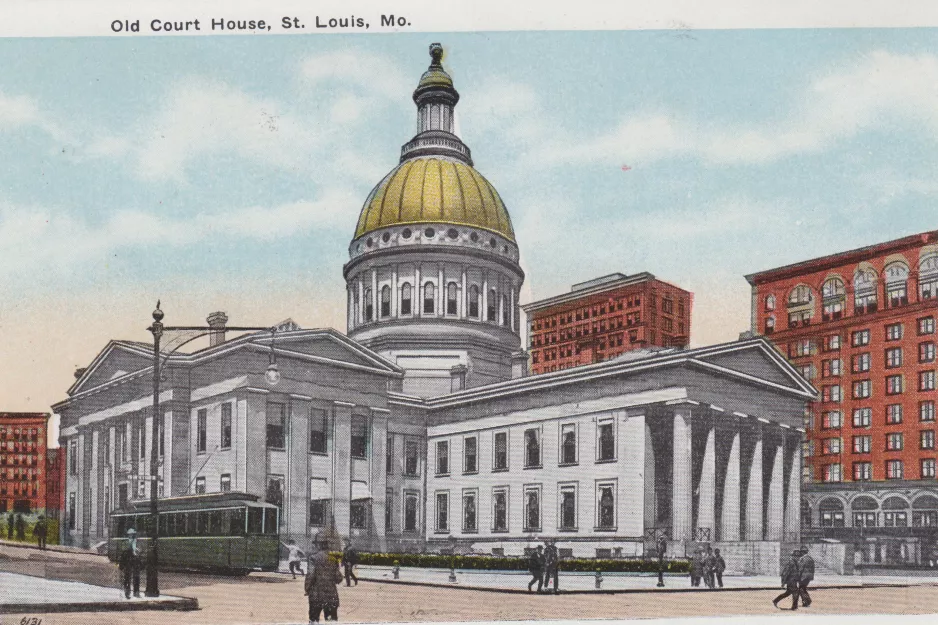 Postkarte: Old Court House, St. Louis, Mo. (1925)