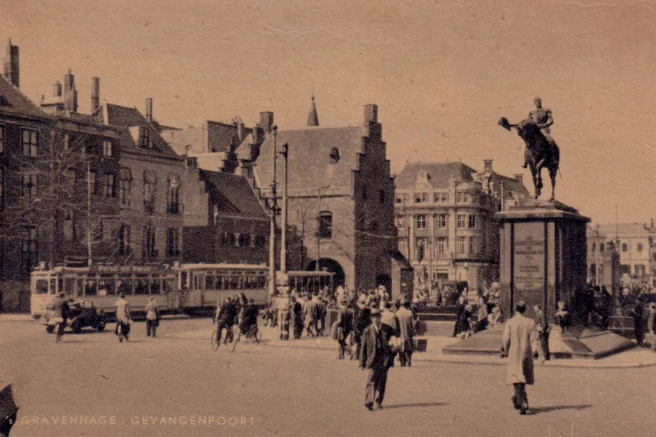 Postkarte: 's-Gravenhage-Gevangenpoort (1936)