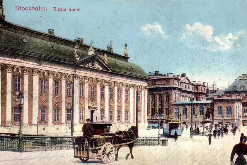 Postkarte: Stockholm. Riddarhuset (1901)