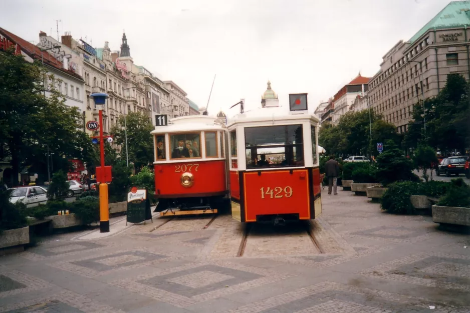 Prag Triebwagen 2077 Café Tramvaj (2001)