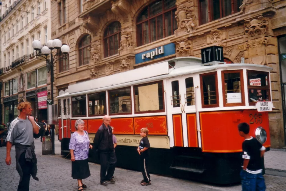 Prag Triebwagen 265 Galerie Tramvaj (2001)