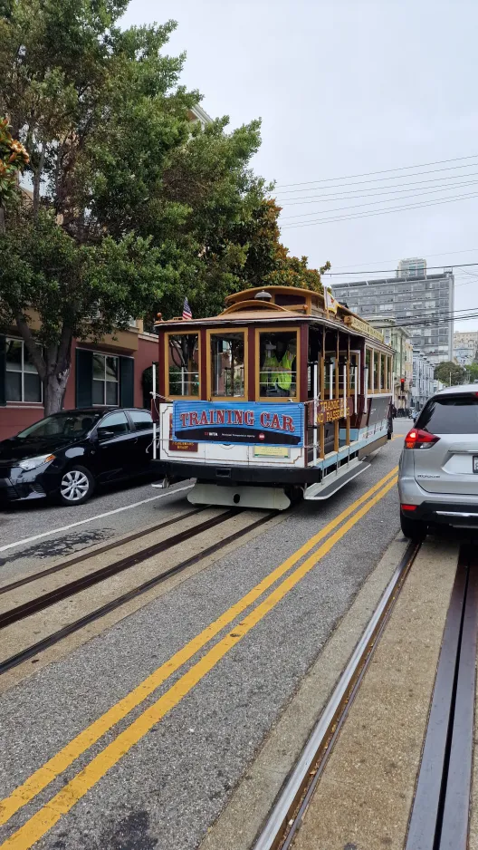 San Francisco Kabelstraßenbahn 27nah Cable Car Museum (2024)