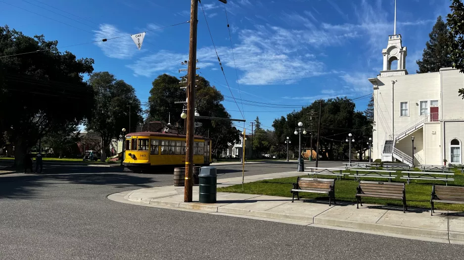 San Jose History Park Linie mit Triebwagen 143 History Park (2022)