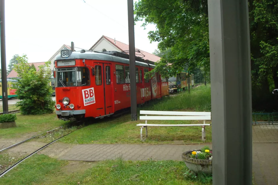 Schöneiche bei Berlin Gelenkwagen 46 "Friedrichshagen" am Rahnsdörfer Str. (2013)