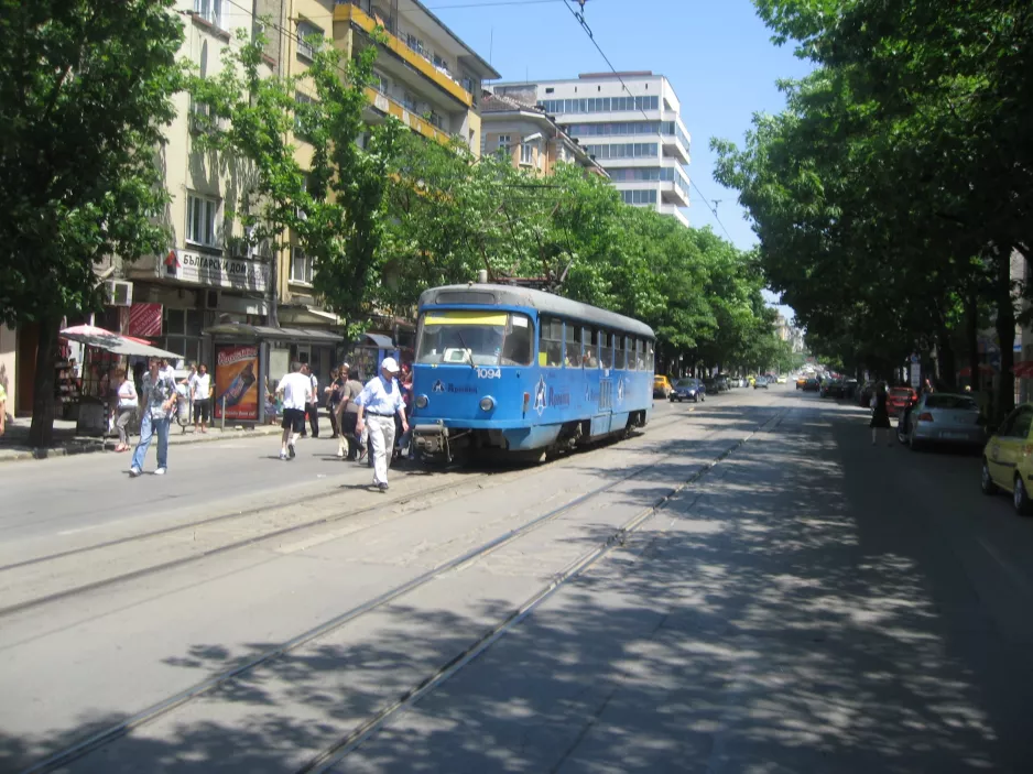 Sofia Triebwagen 1094 auf General Yosif V. Gourko (2008)