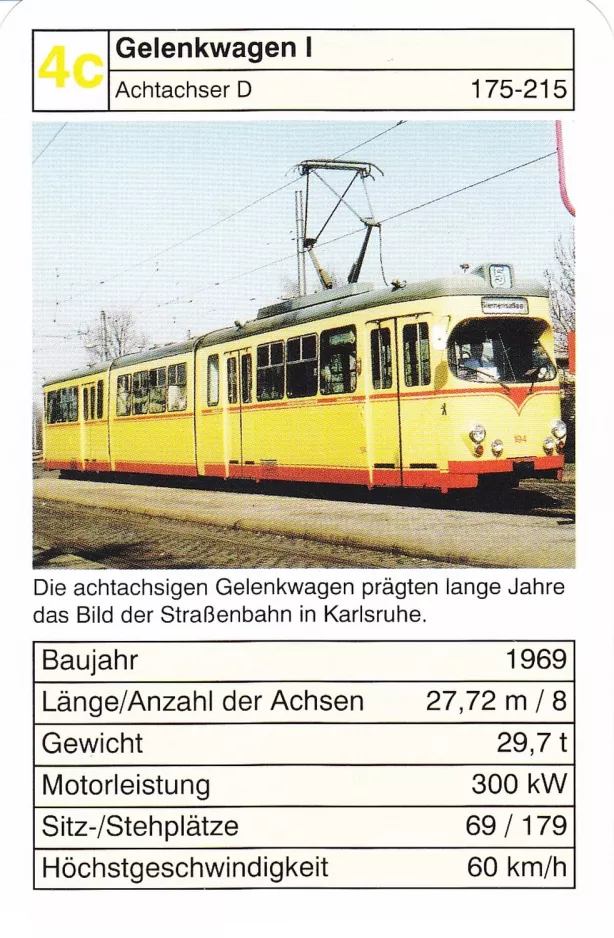 Spielkarte: 4c Gelenkwagen I
(2002)