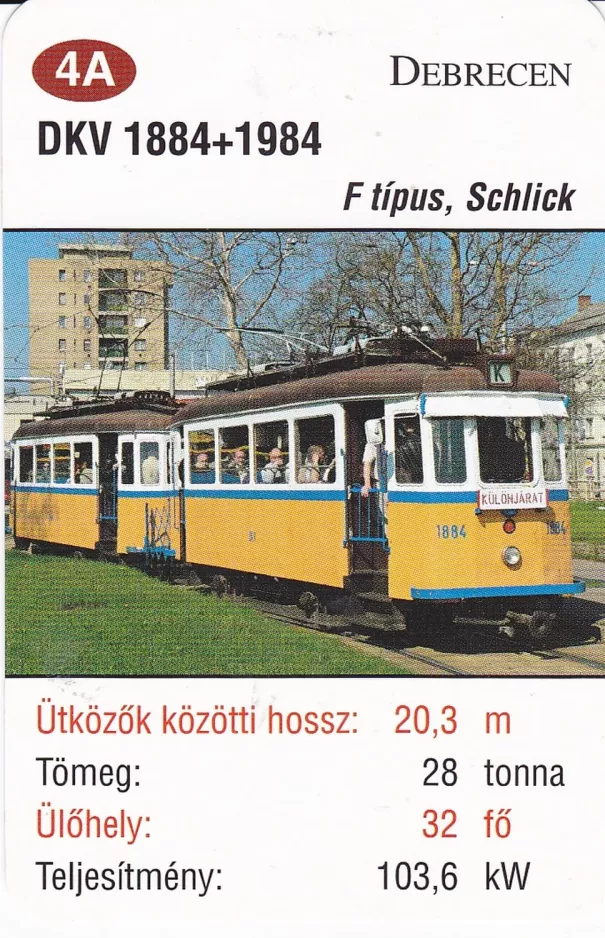 Spielkarte: A4 Debrecen
(2014)