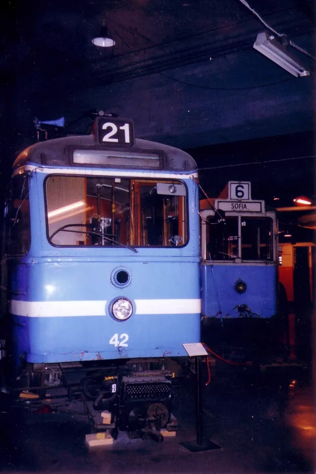 Stockholm Triebwagen 42 auf Tegelviksgatan 22 (2005)