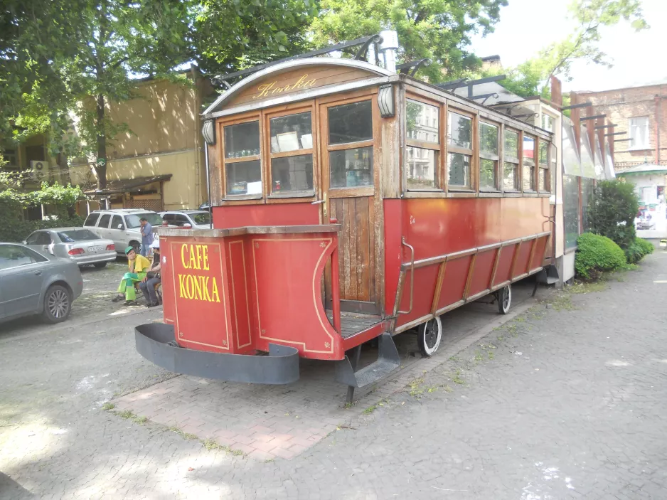 Tiflis Pferdestraßenbahnwagen Konka, Sioni 8 (2014)