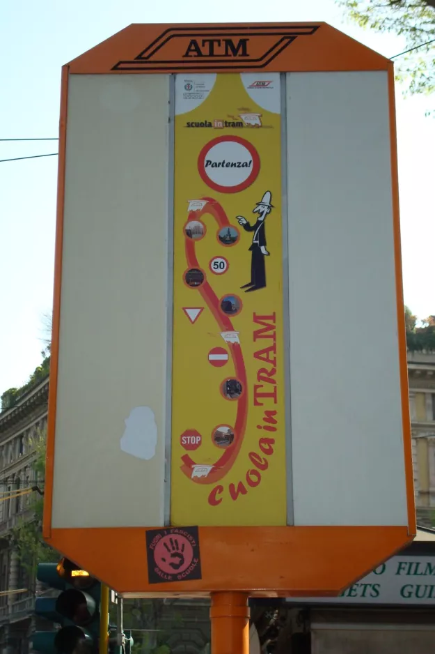 Zeichen: Mailand auf Piazza Castello (Mailand) (2009)