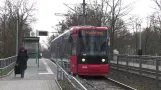 BSAG Bremen: GT8N Nr. 3024 an der Haltestelle Graubündener Str. (13.2.24)