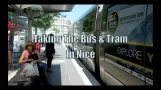 Bus und Straßenbahn in Nizza