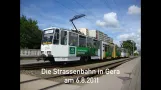 Die Strassenbahn in Gera am 6.8.2011