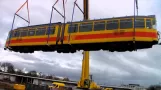 Die Trams von Basel Werden Überführt nach Belgard 05.01.2016