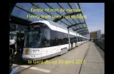 FLEXITY Straßenbahn Gent erste Fahrt (2015)