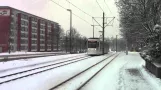 Geraer Straßenbahn im Dezember 2014