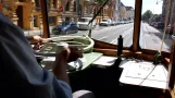 historische Straßenbahn Magdeburg - Tw 413 Fahrschalter (Gothawagen) 1/3