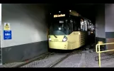 Manchester Metrolink – Straßenbahnen an der Piccadilly Station – 29. Dezember 2015