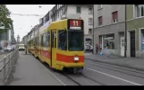 Schweiz: Trams in Basel, April 2016