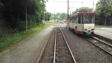 Straßenbahn Frankfurt (Oder) Tram Route 4 Markendorf Ort ~ Stadion ČKD Tatra KT4D