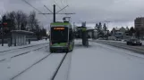 Straßenbahnen in Olsztyn im Winter