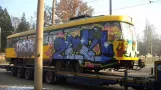 Tram Dresden - Verladung von Tatras (2011)