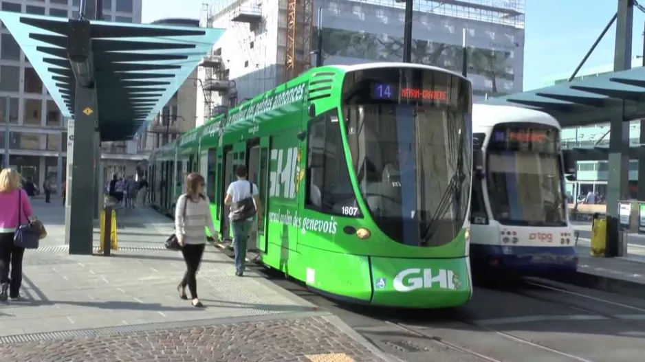 31/08/13 - Straßenbahnen und Trolleybusse - Genf - Schweiz