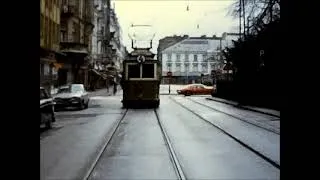 Abschiedsfahrt mit der Straßenbahn in Malmö - April 1973