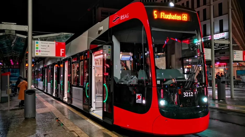 Bremer Hauptbahnhof + Gleisbau informationen im Gleisdreieck Osterstraße