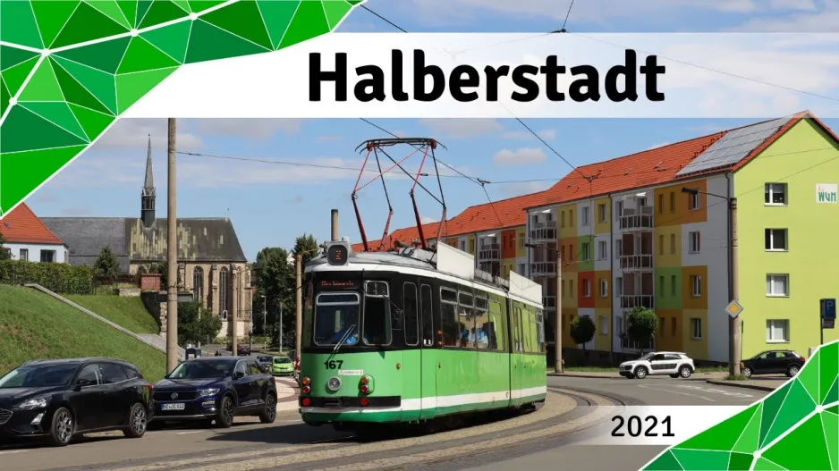 Deutschlands letzte GT4-Straßenbahnen im Einsatz | Straßenbahn Halberstadt | 2021