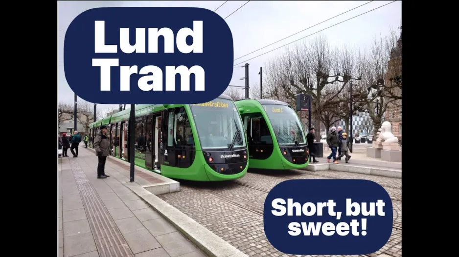 Eine Fahrt mit der Lund Straßenbahn [Cabview]