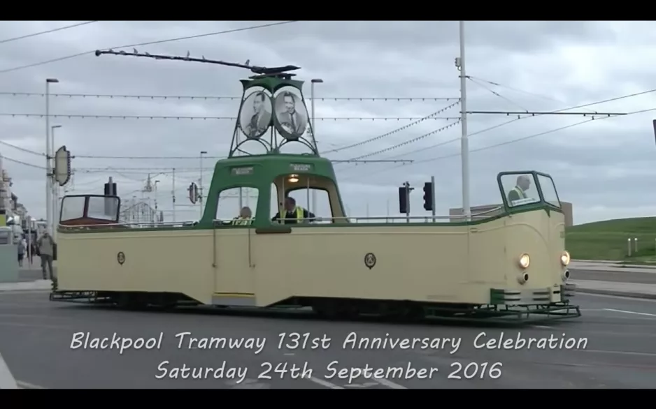 Feierlichkeiten zum 131. Jahrestag der Blackpool Tramway (2016)