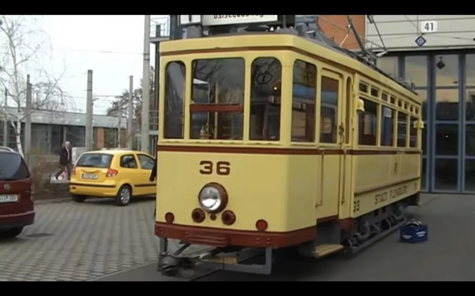 Flensburger Strassenbahnwagen 36 in Gera (2012)