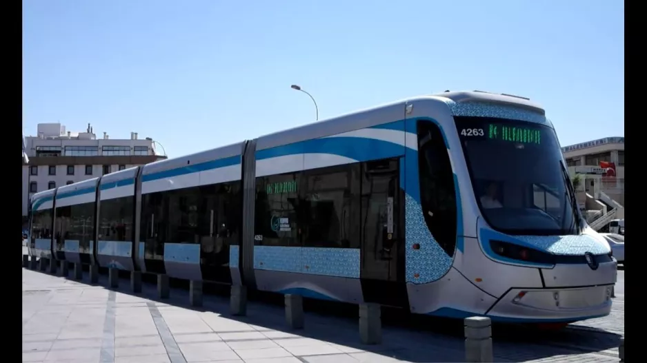 Konya Straßenbahn | Alaaddin – Oberleitungsfreie Straßenbahnlinie zum Gerichtsgebäude