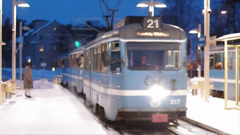 Lidingöbanan in Winterkleidung (2011)