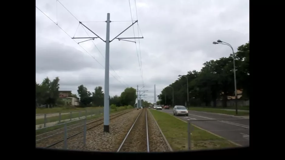 Lodz Straßenbahnen Vorortlinie 46 Cabride