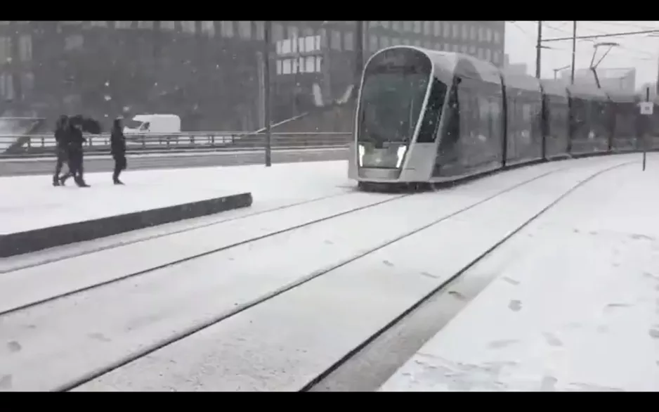 Luxtram - Snow Ride - Allez retour Luxexpo - Bibliotheque (2017)