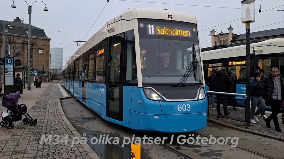 M34 an verschiedenen Standorten in Göteborg