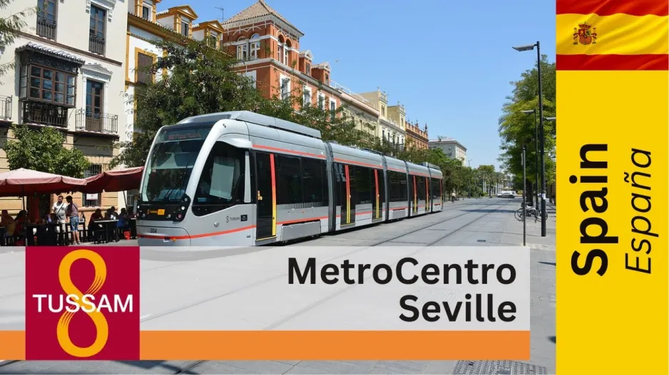 MetroCentro (Straßenbahn) Sevilla / Sevilla – An Bord