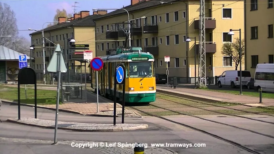 Norrköping Straßenbahnen, Teil 30, Sandbyhov – Breda Vägen