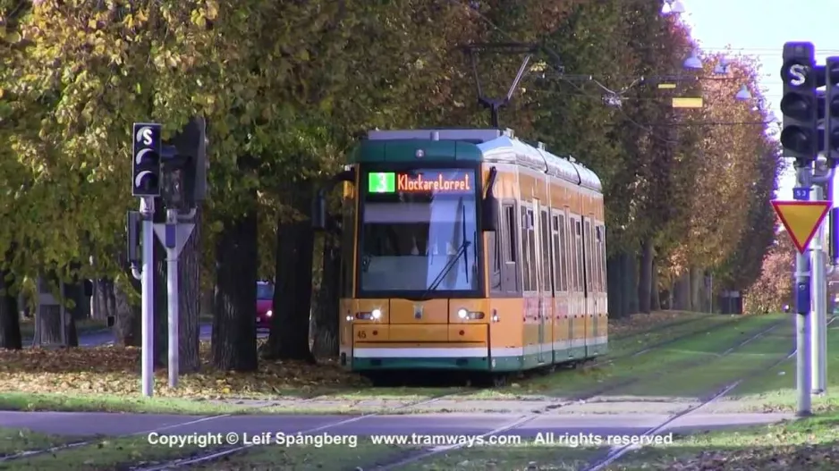 Norrköping Trams Straßenbahn Oktober 2013