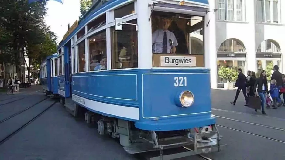 Oldie Straßenbahnen in Zürich